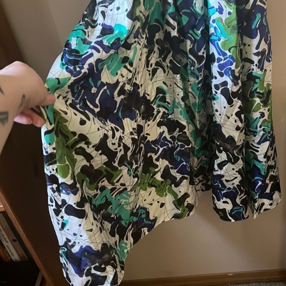 NWT M by Missoni Print Silk Pleated Midi Dress Size IT 40/US Small - Picture 4 of 14